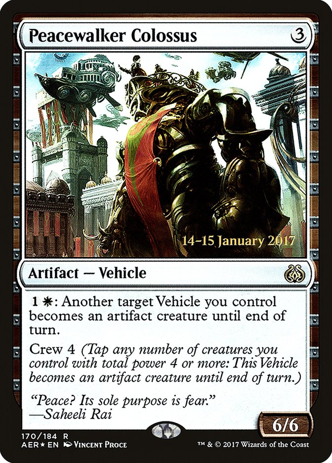 Peacewalker Colossus [Aether Revolt Prerelease Promos] - Magic: The Gathering - Card Brawlers | Quebec | Canada |