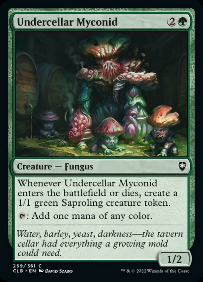 Undercellar Myconid [Commander Legends: Battle for Baldur's Gate] - Magic: The Gathering - Card Brawlers | Quebec | Canada |