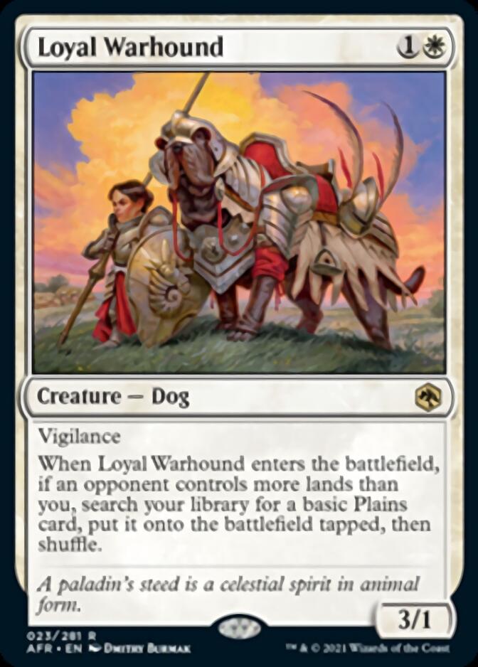Loyal Warhound [Dungeons & Dragons: Adventures in the Forgotten Realms] - Magic: The Gathering - Card Brawlers | Quebec | Canada |