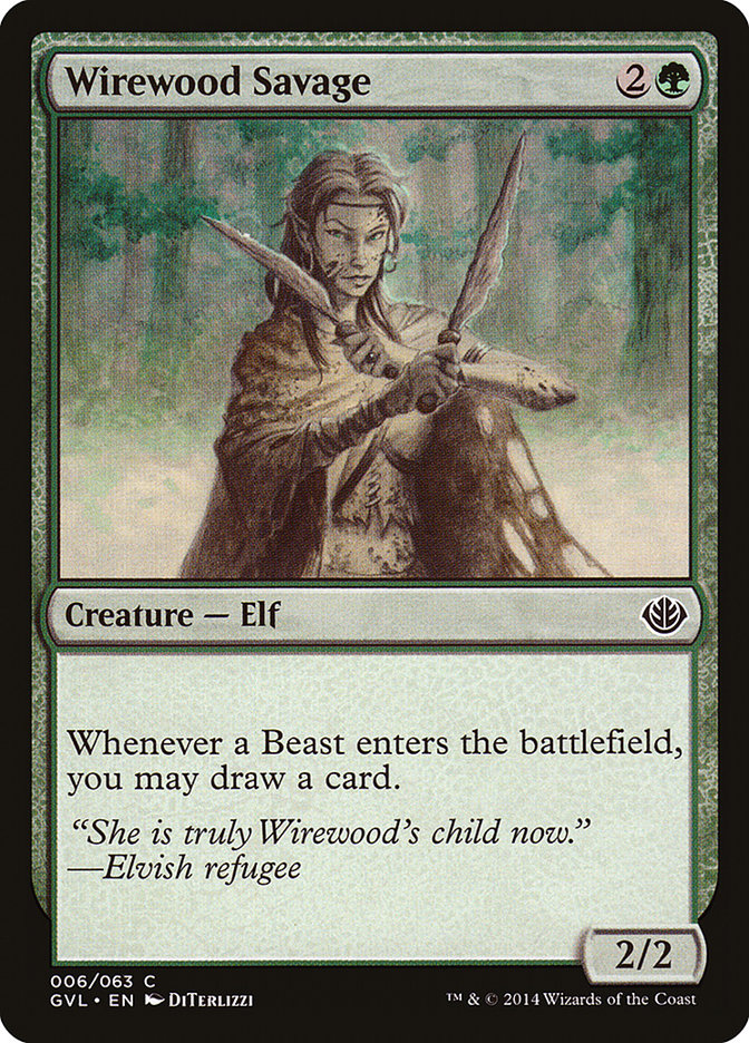Wirewood Savage (Garruk vs. Liliana) [Duel Decks Anthology] - Magic: The Gathering - Card Brawlers | Quebec | Canada |