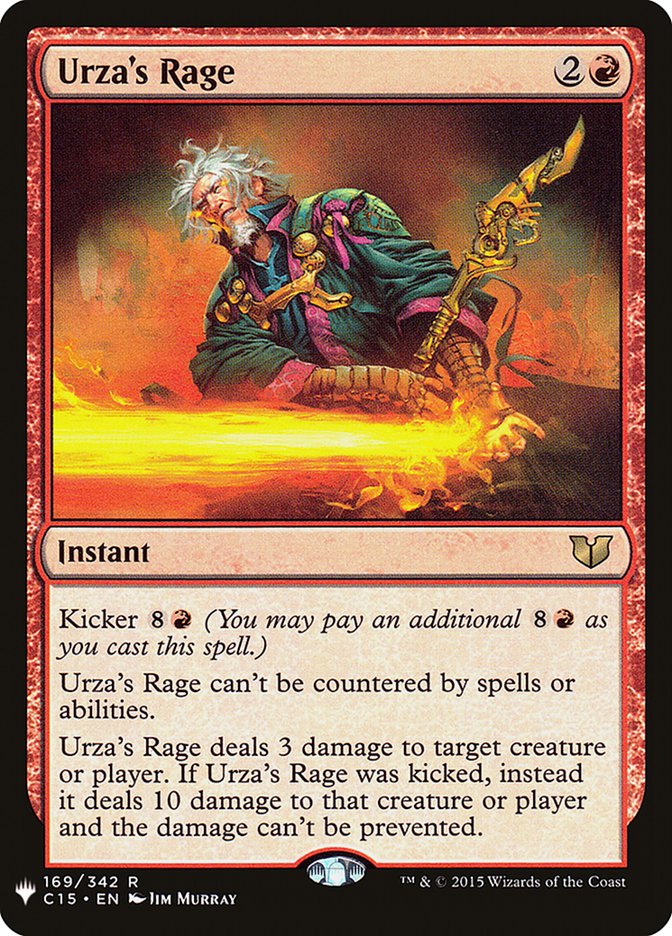 Urza's Rage [The List] - Magic: The Gathering - Card Brawlers | Quebec | Canada |