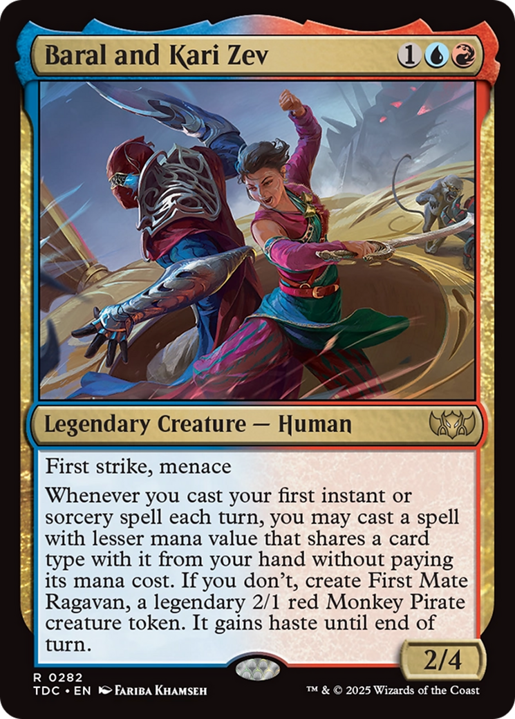 Baral and Kari Zev [Tarkir: Dragonstorm Commander] - Magic: The Gathering - Card Brawlers | Quebec | Canada |