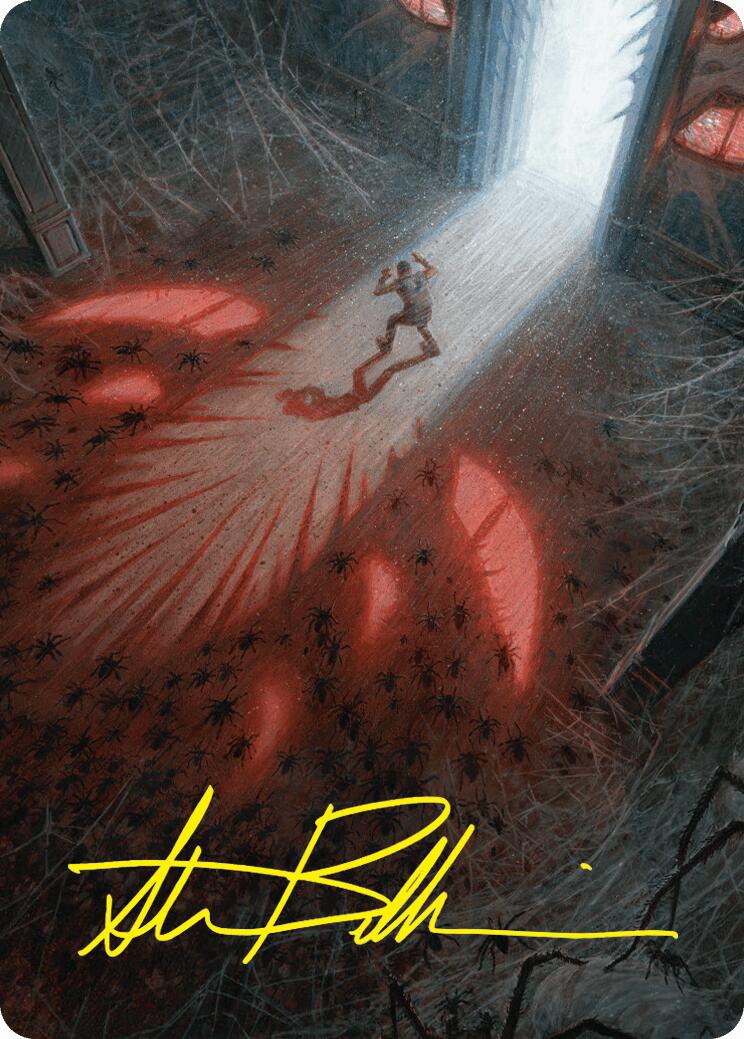 Fear My Authority Art Card (Gold-Stamped Signature) [Duskmourn: House of Horror Art Series] - Magic: The Gathering - Card Brawlers | Quebec | Canada |
