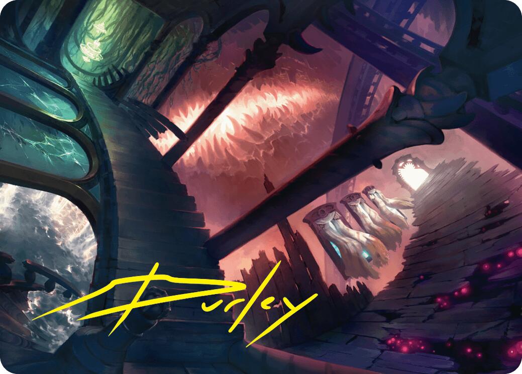 Terramorphic Expanse Art Card (Gold-Stamped Signature) [Duskmourn: House of Horror Art Series] - Magic: The Gathering - Card Brawlers | Quebec | Canada |