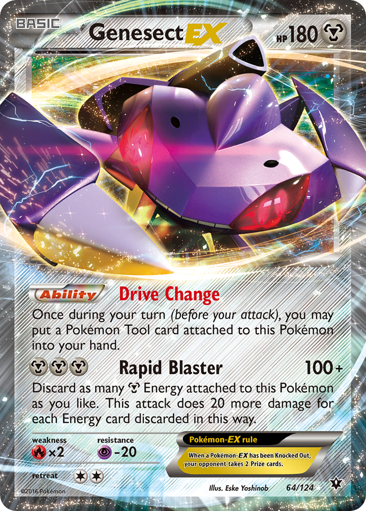 Genesect EX (64/124) [XY: Fates Collide] - Pokémon - Card Brawlers | Quebec | Canada |