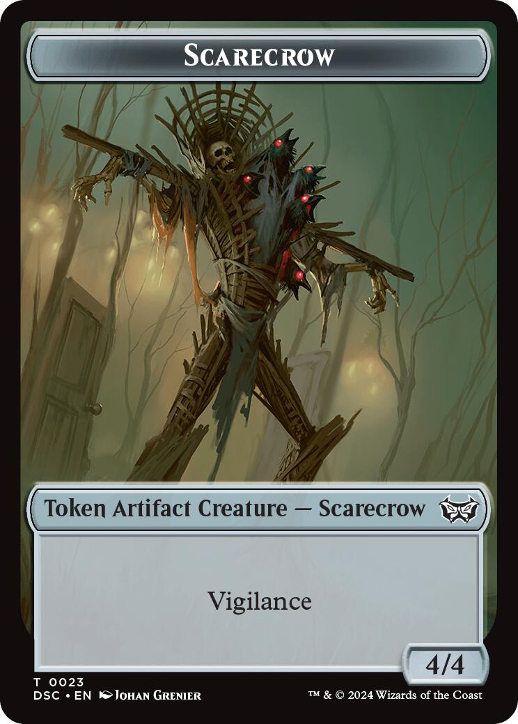 Devil // Scarecrow Double-Sided Token [Duskmourn: House of Horror Commander Tokens] - Magic: The Gathering - Card Brawlers | Quebec | Canada |