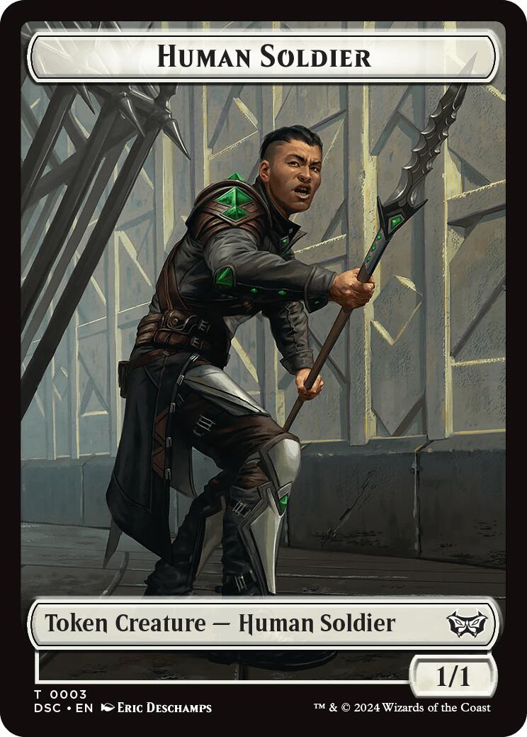 Human Soldier // Scarecrow Double-Sided Token [Duskmourn: House of Horror Commander Tokens] - Magic: The Gathering - Card Brawlers | Quebec | Canada |