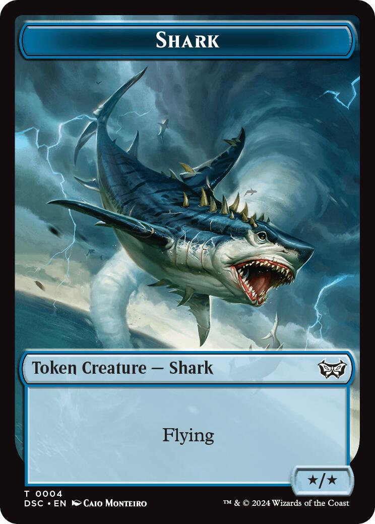 Shark // Copy Double-Sided Token [Duskmourn: House of Horror Commander Tokens] - Magic: The Gathering - Card Brawlers | Quebec | Canada |