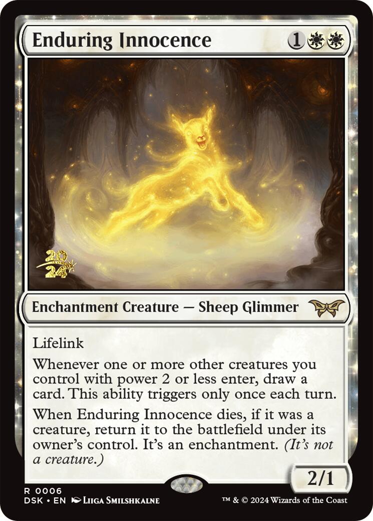 Enduring Innocence [Duskmourn: House of Horror Prerelease Promos] - Magic: The Gathering - Card Brawlers | Quebec | Canada |