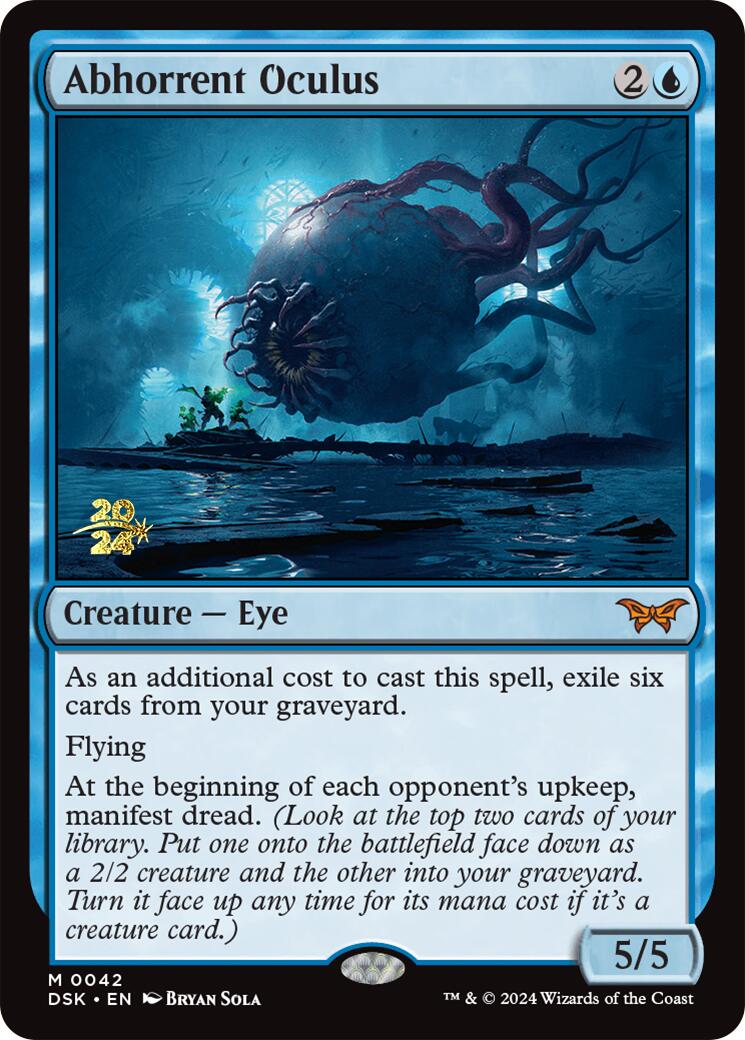 Abhorrent Oculus [Duskmourn: House of Horror Prerelease Promos] - Magic: The Gathering - Card Brawlers | Quebec | Canada |