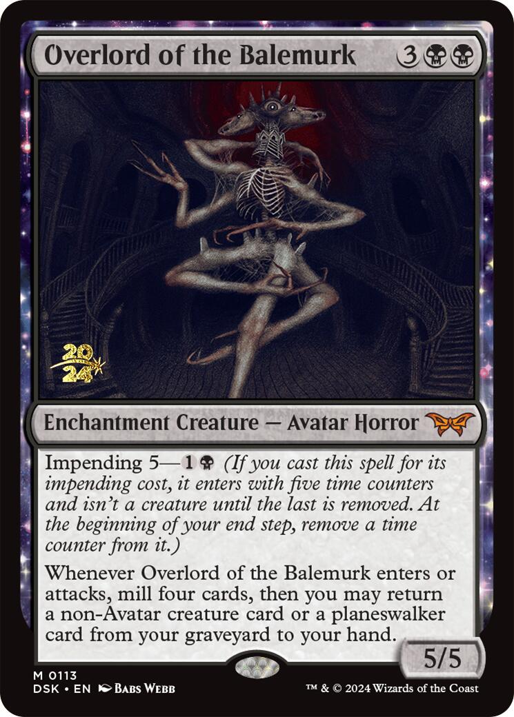 Overlord of the Balemurk [Duskmourn: House of Horror Prerelease Promos] - Magic: The Gathering - Card Brawlers | Quebec | Canada |