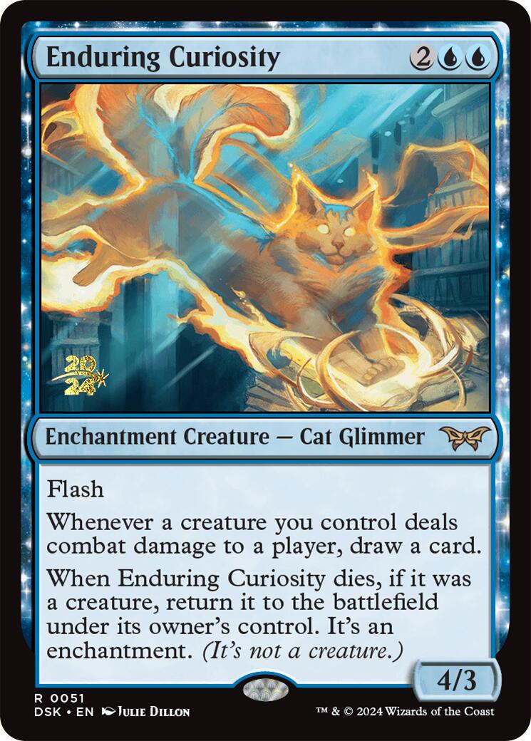 Enduring Curiosity [Duskmourn: House of Horror Prerelease Promos] - Magic: The Gathering - Card Brawlers | Quebec | Canada |