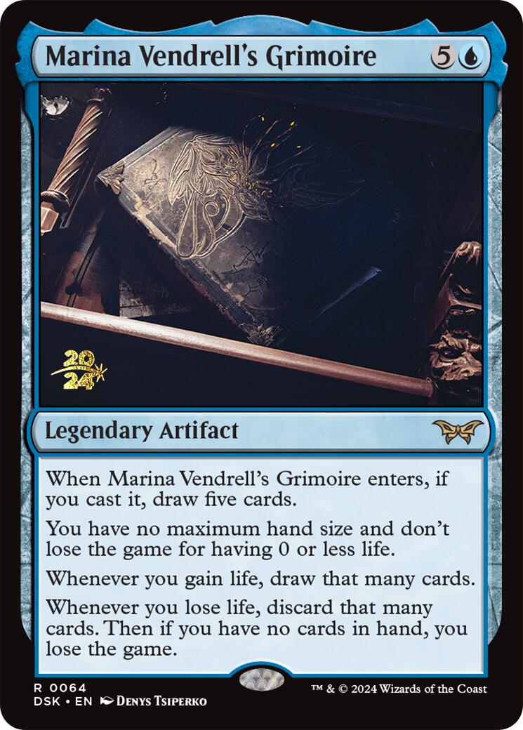 Marina Vendrell's Grimoire [Duskmourn: House of Horror Prerelease Promos] - Magic: The Gathering - Card Brawlers | Quebec | Canada |