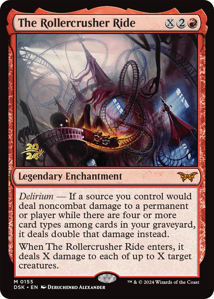 The Rollercrusher Ride (0155) [Duskmourn: House of Horror Prerelease Promos] - Magic: The Gathering - Card Brawlers | Quebec | Canada |