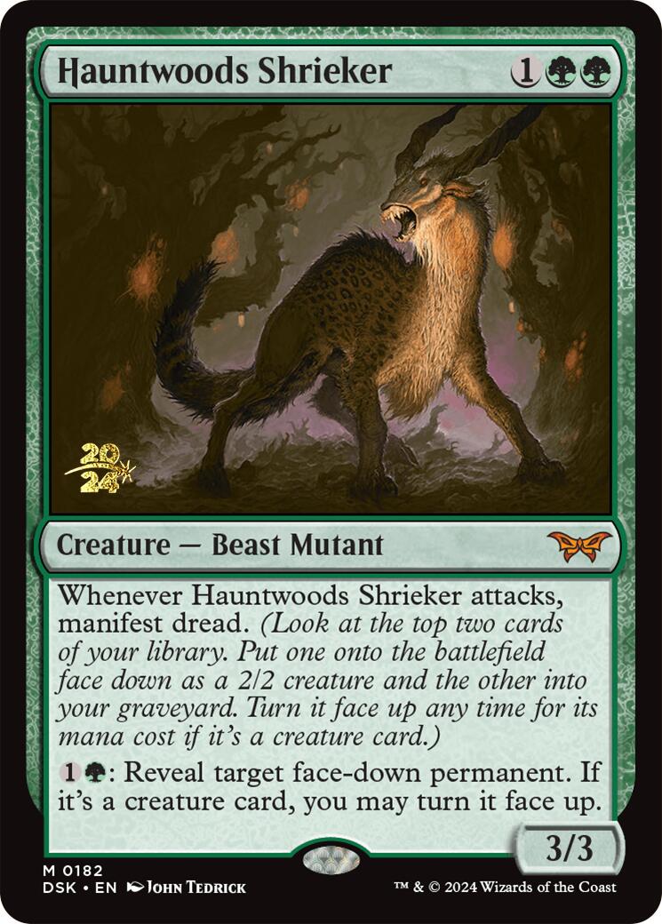 Hauntwoods Shrieker [Duskmourn: House of Horror Prerelease Promos] - Magic: The Gathering - Card Brawlers | Quebec | Canada |