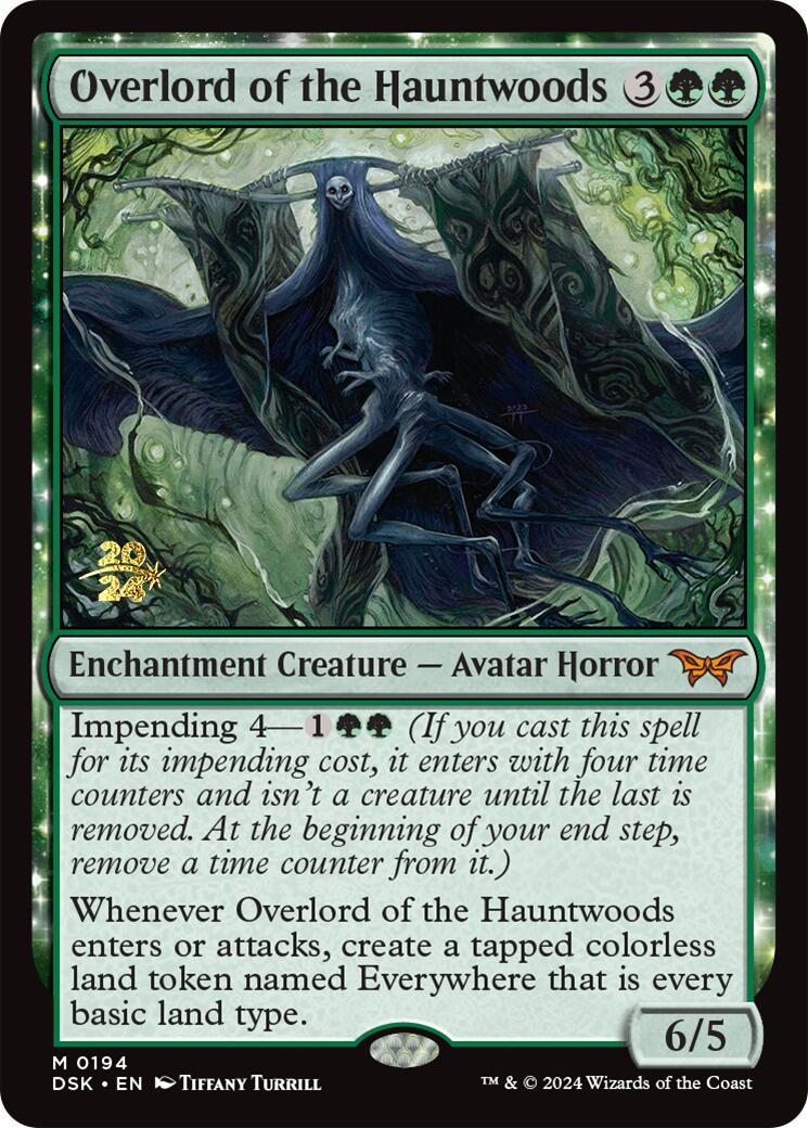 Overlord of the Hauntwoods [Duskmourn: House of Horror Prerelease Promos] - Magic: The Gathering - Card Brawlers | Quebec | Canada |