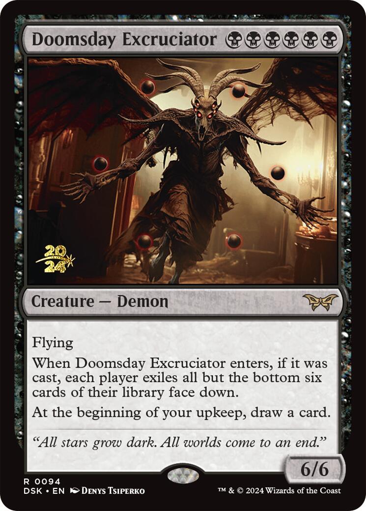 Doomsday Excruciator [Duskmourn: House of Horror Prerelease Promos] - Magic: The Gathering - Card Brawlers | Quebec | Canada |