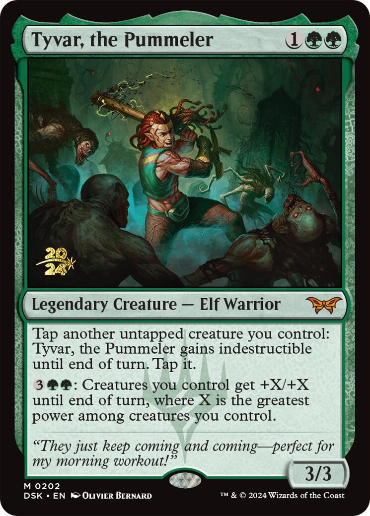 Tyvar, the Pummeler [Duskmourn: House of Horror Prerelease Promos] - Magic: The Gathering - Card Brawlers | Quebec | Canada |
