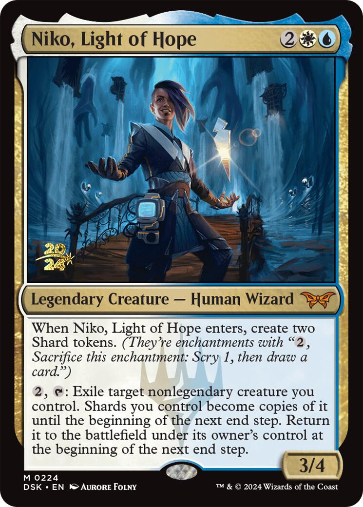 Niko, Light of Hope [Duskmourn: House of Horror Prerelease Promos] - Magic: The Gathering - Card Brawlers | Quebec | Canada |