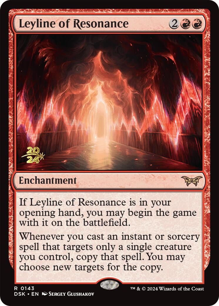 Leyline of Resonance [Duskmourn: House of Horror Prerelease Promos] - Magic: The Gathering - Card Brawlers | Quebec | Canada |