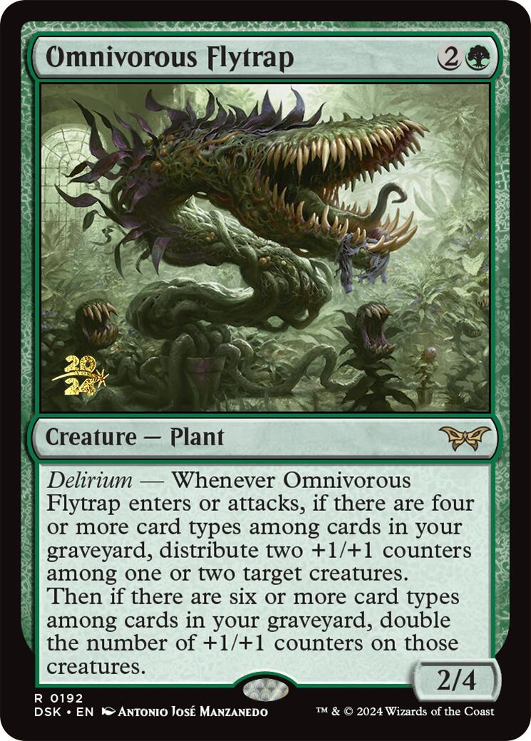Omnivorous Flytrap [Duskmourn: House of Horror Prerelease Promos] - Magic: The Gathering - Card Brawlers | Quebec | Canada |