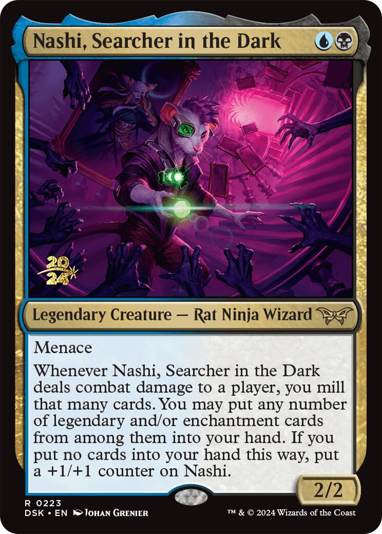 Nashi, Searcher in the Dark [Duskmourn: House of Horror Prerelease Promos] - Magic: The Gathering - Card Brawlers | Quebec | Canada |