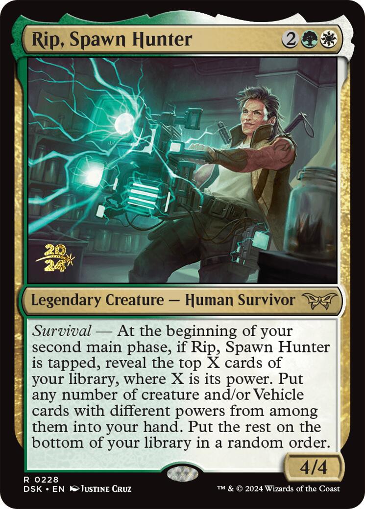 Rip, Spawn Hunter [Duskmourn: House of Horror Prerelease Promos] - Magic: The Gathering - Card Brawlers | Quebec | Canada |