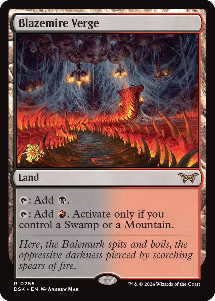 Blazemire Verge [Duskmourn: House of Horror Prerelease Promos] - Magic: The Gathering - Card Brawlers | Quebec | Canada |
