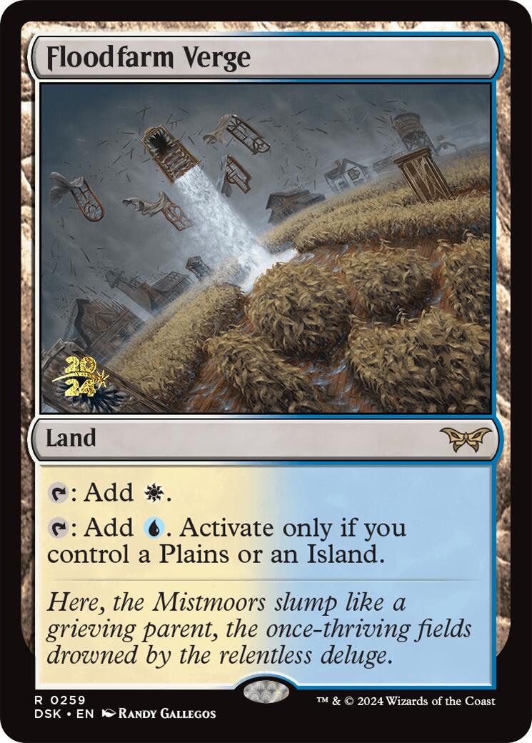 Floodfarm Verge [Duskmourn: House of Horror Prerelease Promos] - Magic: The Gathering - Card Brawlers | Quebec | Canada |