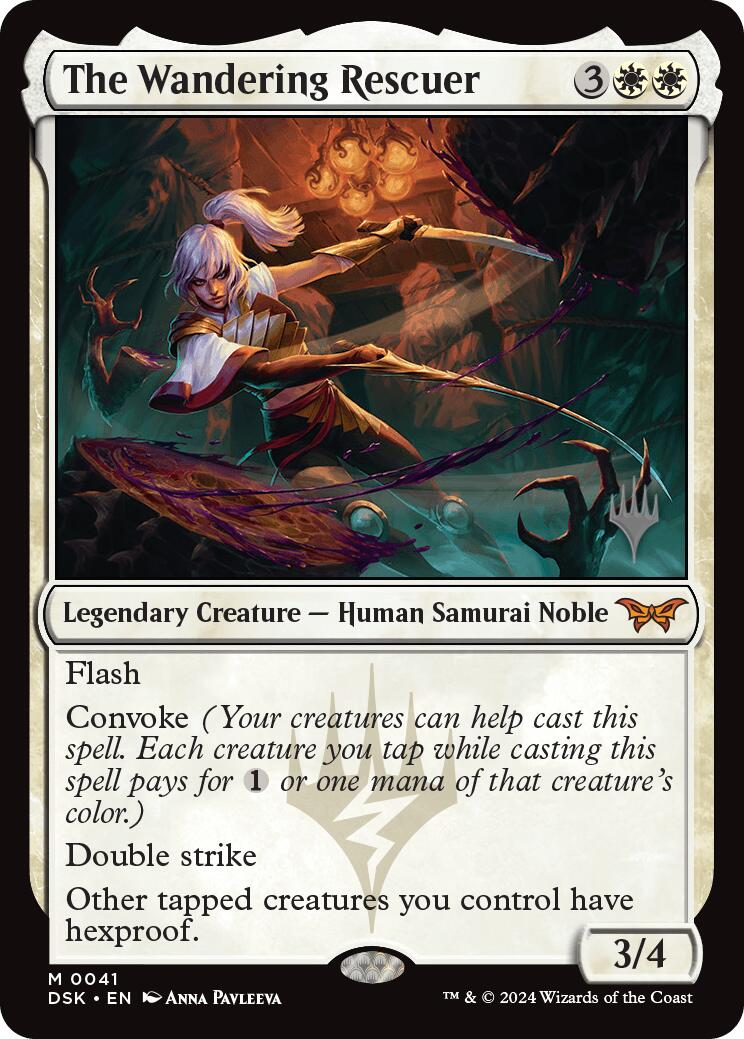 The Wandering Rescuer (Promo Pack) [Duskmourn: House of Horror Promos] - Magic: The Gathering - Card Brawlers | Quebec | Canada |