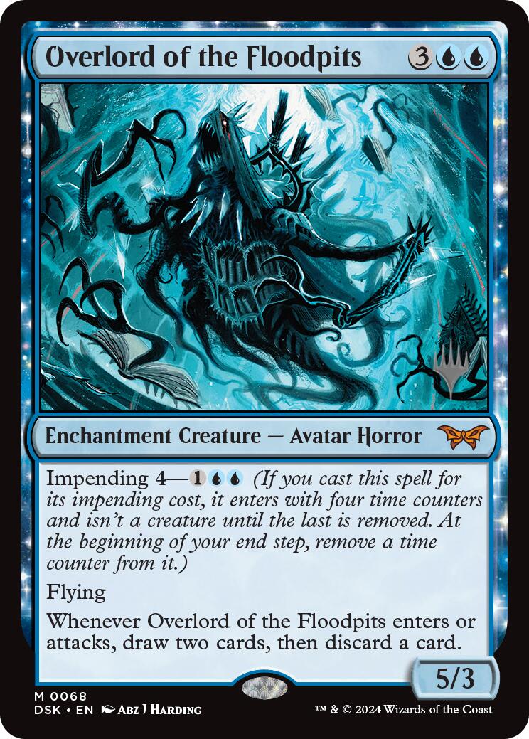 Overlord of the Floodpits (Promo Pack) [Duskmourn: House of Horror Promos] - Magic: The Gathering - Card Brawlers | Quebec | Canada |