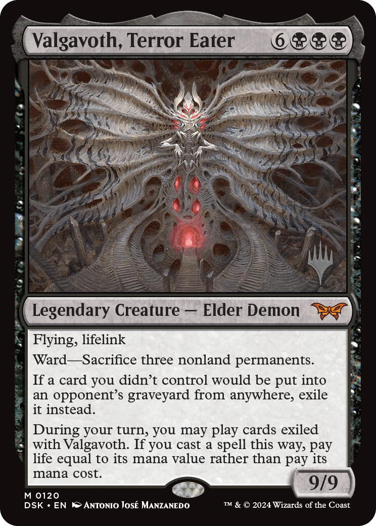 Valgavoth, Terror Eater (Promo Pack) [Duskmourn: House of Horror Promos] - Magic: The Gathering - Card Brawlers | Quebec | Canada |