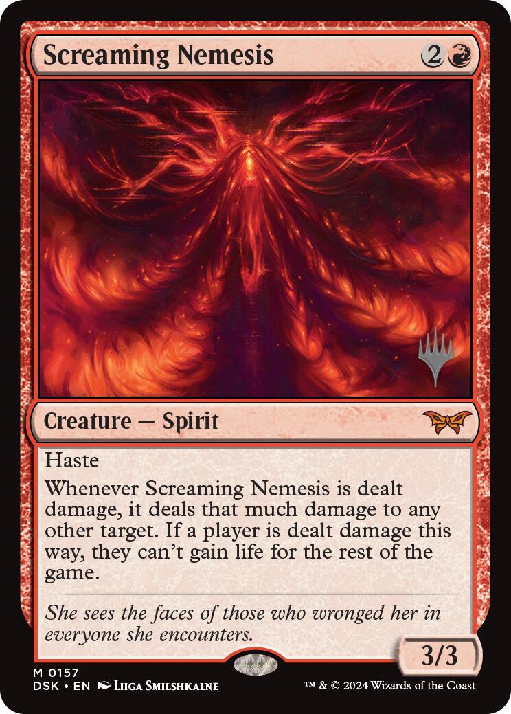 Screaming Nemesis (Promo Pack) [Duskmourn: House of Horror Promos] - Magic: The Gathering - Card Brawlers | Quebec | Canada |