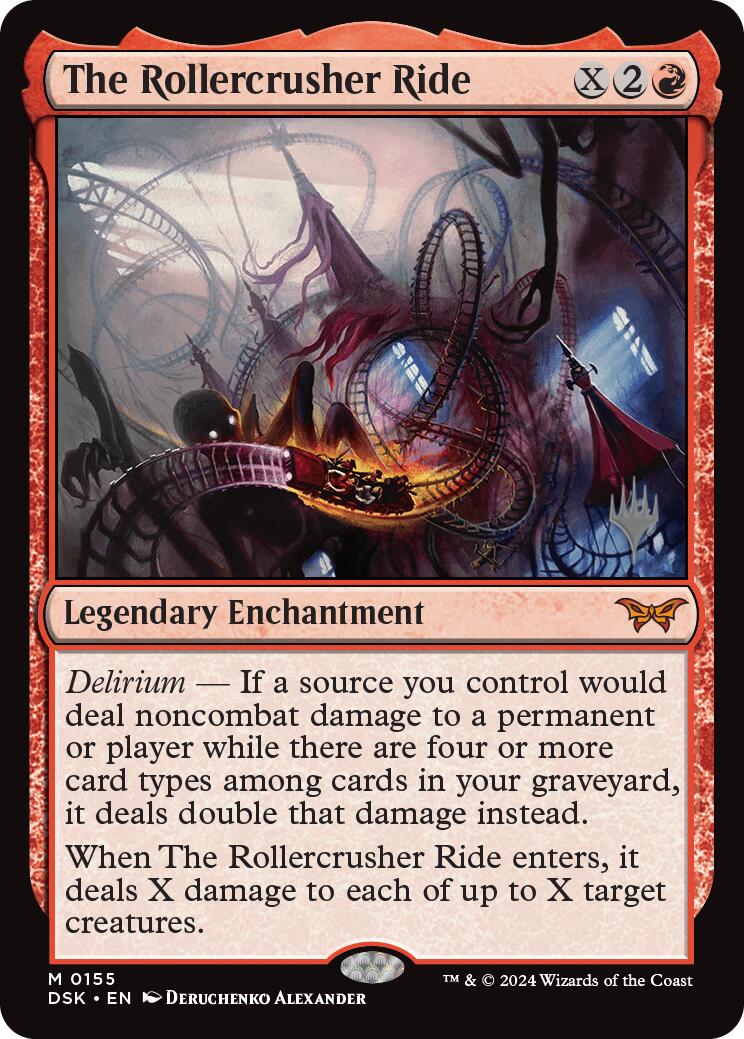 The Rollercrusher Ride (0155) (Promo Pack) [Duskmourn: House of Horror Promos] - Magic: The Gathering - Card Brawlers | Quebec | Canada |