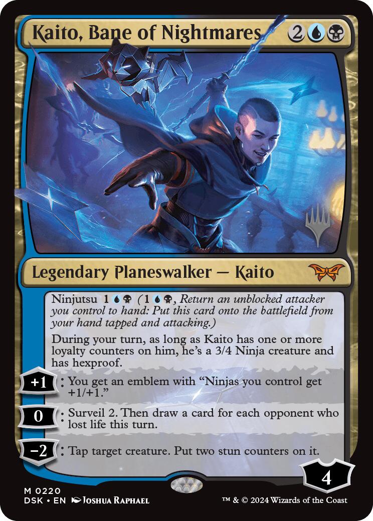 Kaito, Bane of Nightmares (Promo Pack) [Duskmourn: House of Horror Promos] - Magic: The Gathering - Card Brawlers | Quebec | Canada |