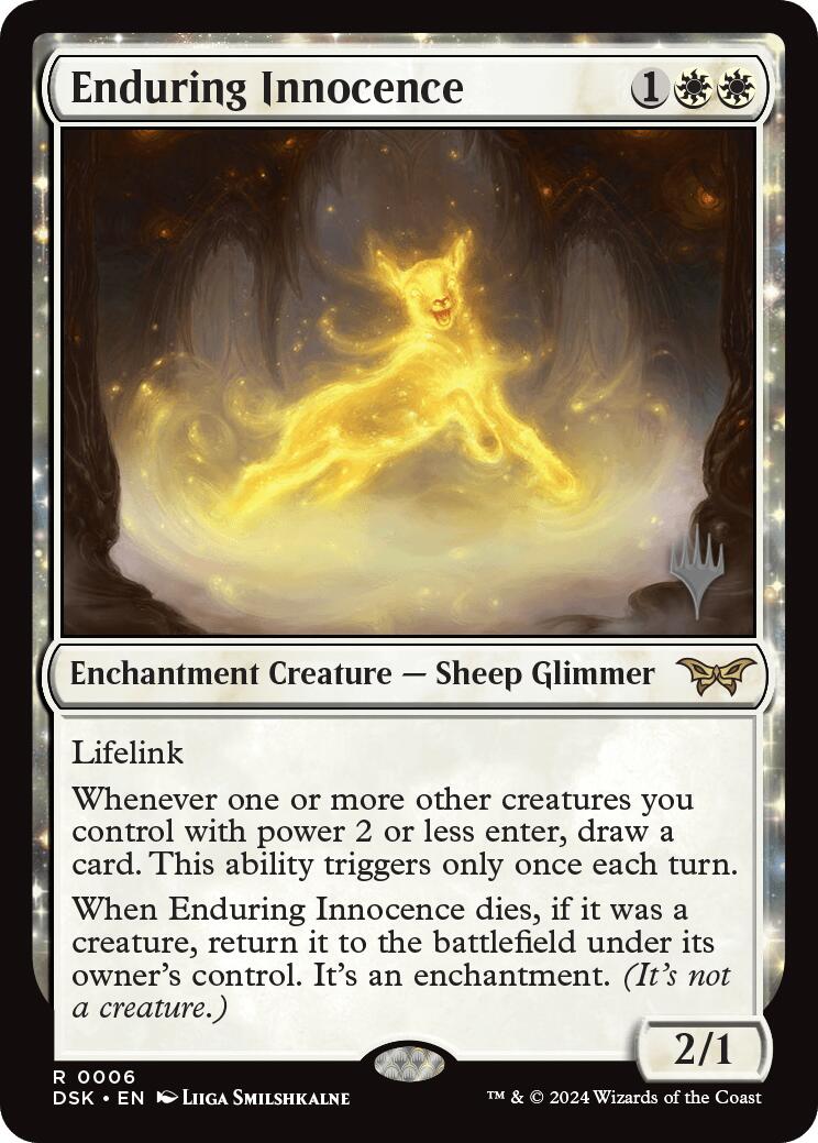 Enduring Innocence (Promo Pack) [Duskmourn: House of Horror Promos] - Magic: The Gathering - Card Brawlers | Quebec | Canada |