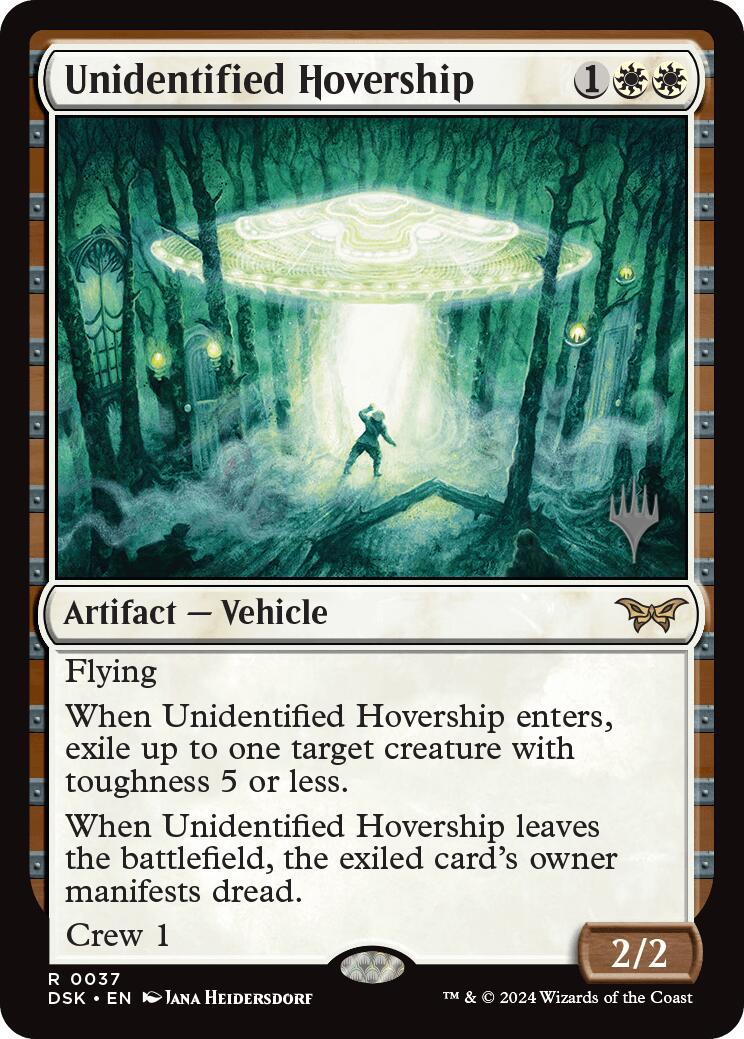 Unidentified Hovership (Promo Pack) [Duskmourn: House of Horror Promos] - Magic: The Gathering - Card Brawlers | Quebec | Canada |