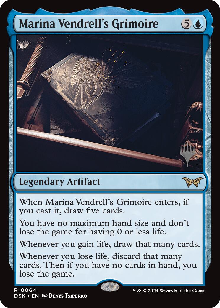 Marina Vendrell's Grimoire (Promo Pack) [Duskmourn: House of Horror Promos] - Magic: The Gathering - Card Brawlers | Quebec | Canada |