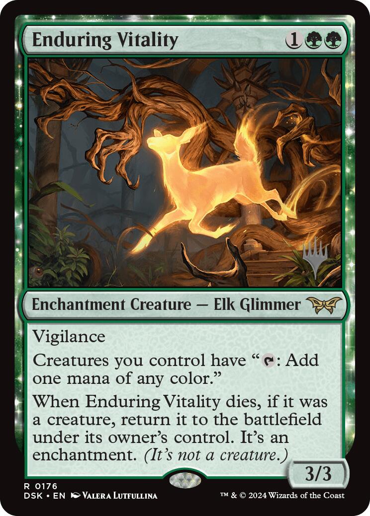 Enduring Vitality (Promo Pack) [Duskmourn: House of Horror Promos] - Magic: The Gathering - Card Brawlers | Quebec | Canada |