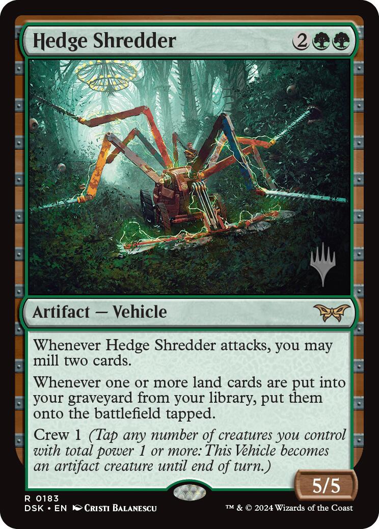 Hedge Shredder (Promo Pack) [Duskmourn: House of Horror Promos] - Magic: The Gathering - Card Brawlers | Quebec | Canada |