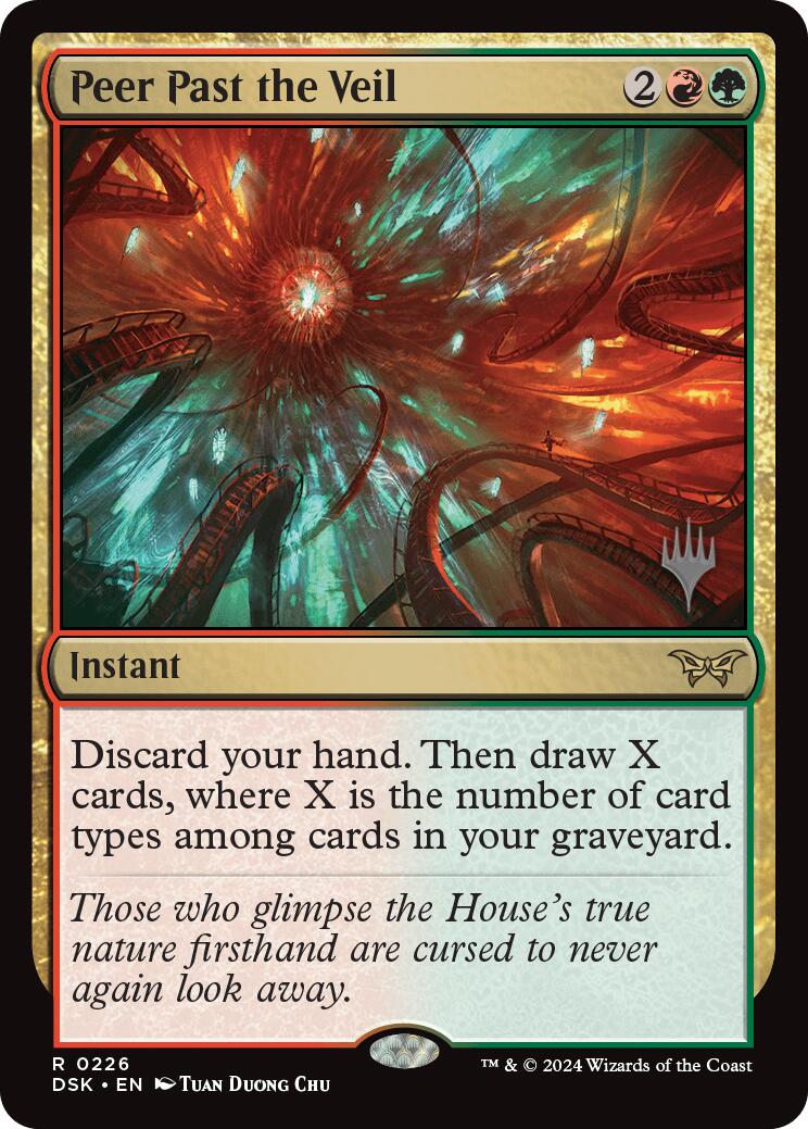 Peer Past the Veil (Promo Pack) [Duskmourn: House of Horror Promos] - Magic: The Gathering - Card Brawlers | Quebec | Canada |