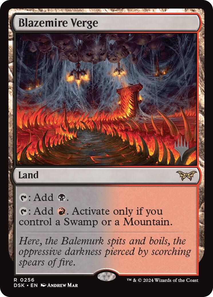 Blazemire Verge (Promo Pack) [Duskmourn: House of Horror Promos] - Magic: The Gathering - Card Brawlers | Quebec | Canada |