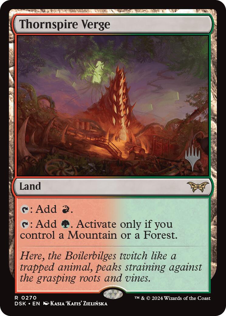 Thornspire Verge (Promo Pack) [Duskmourn: House of Horror Promos] - Magic: The Gathering - Card Brawlers | Quebec | Canada |