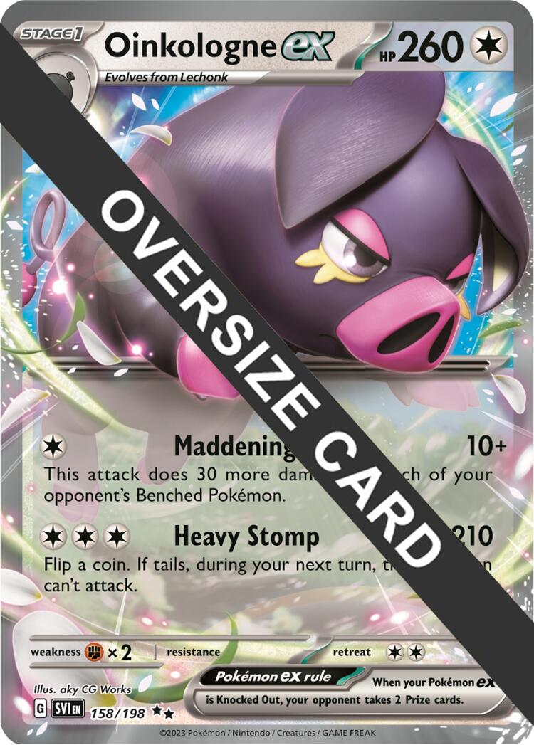 Oinkologne ex (158/198) (Jumbo Card) [Scarlet & Violet: Black Star Promos] - Pokémon - Card Brawlers | Quebec | Canada |