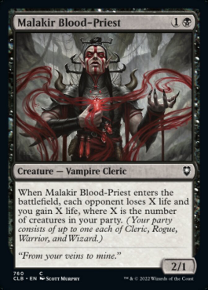 Malakir Blood-Priest [Commander Legends: Battle for Baldur's Gate] - Magic: The Gathering - Card Brawlers | Quebec | Canada |