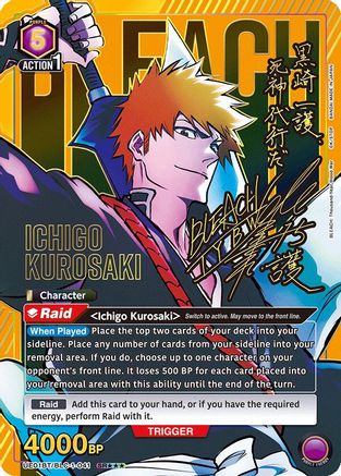 Ichigo Kurosaki (041) (SR***) (UE01BT/BLC-1-041) - UE01BT BLEACH ThousandYear Blood War Foil - UE01BT: BLEACH: Thousand-Year Blood War - Card Brawlers | Quebec | Canada |