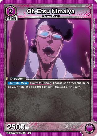 Oh-Etsu Nimaiya (UE01BT/BLC-1-058) - UE01BT BLEACH ThousandYear Blood War - UE01BT: BLEACH: Thousand-Year Blood War - Card Brawlers | Quebec | Canada |