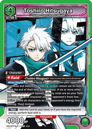 Toshiro Hitsugaya (085) (UE01BT/BLC-1-085) - UE01BT BLEACH ThousandYear Blood War Foil - UE01BT: BLEACH: Thousand-Year Blood War - Card Brawlers | Quebec | Canada |