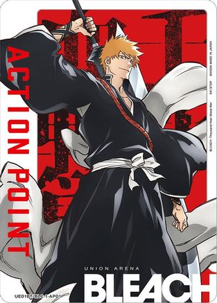 Action Point Card (AP01) (Ichigo Kurosaki) (UE01BT/BLC-1-AP01) - UE01BT BLEACH ThousandYear Blood War Foil - UE01BT: BLEACH: Thousand-Year Blood War - Card Brawlers | Quebec | Canada |