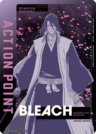 Action Point Card (AP02) (Byakuya Kuchiki) (UE01BT/BLC-1-AP02) - UE01BT BLEACH ThousandYear Blood War Foil - UE01BT: BLEACH: Thousand-Year Blood War - Card Brawlers | Quebec | Canada |